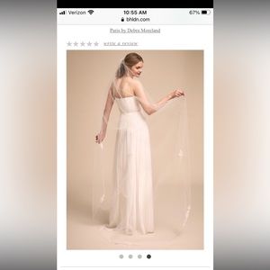 BHLDN Cambrai ivory cathedral length veil